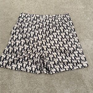 Christian Dior Designer Monogram Shorts